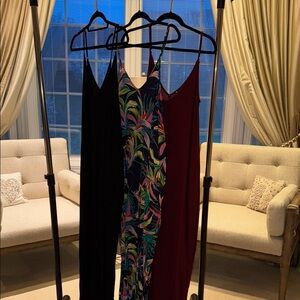 Elegant Multicolor Maxi Dress Set